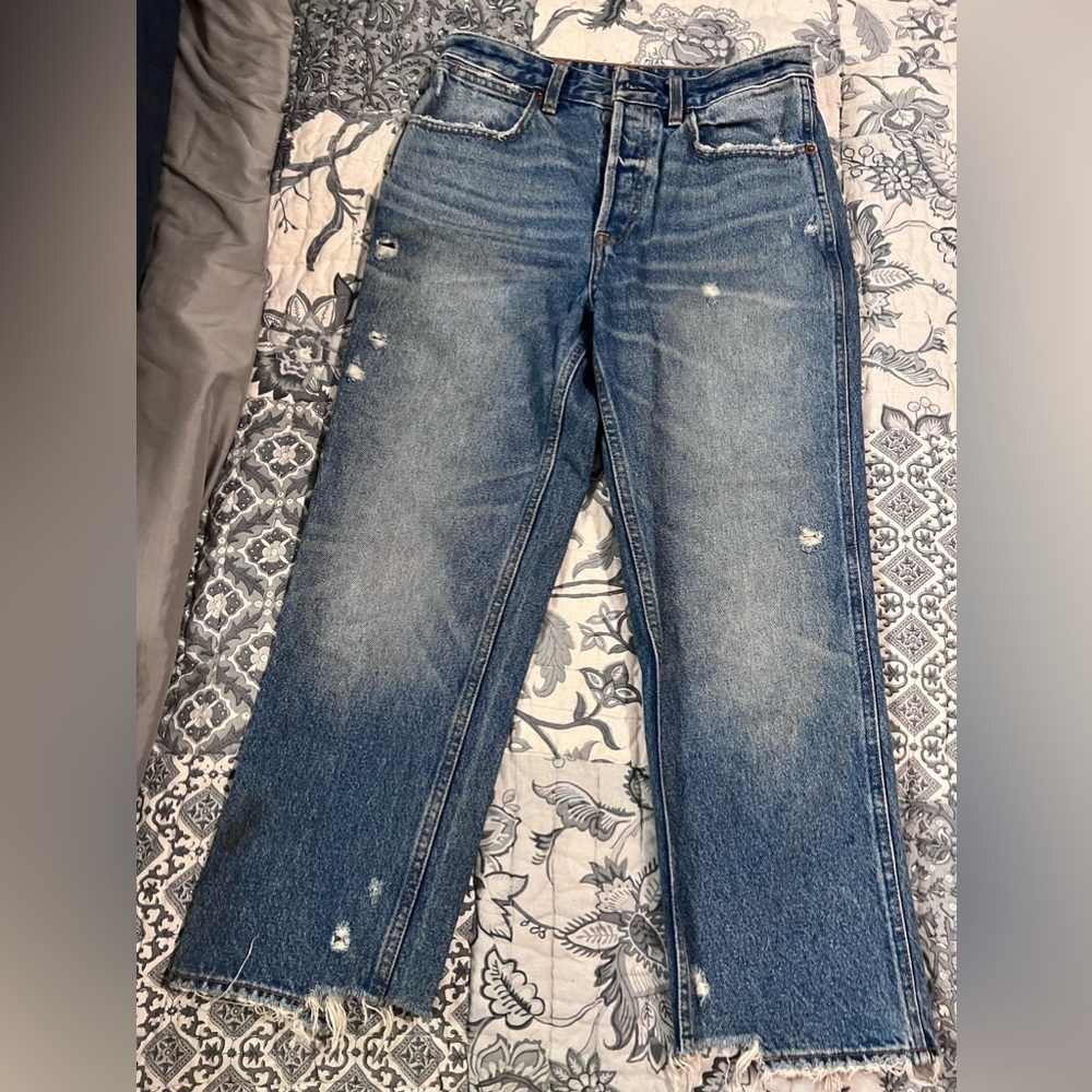 Abercrombie and Fitch crop jeans